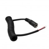 dc5.5*2.1mm female to open end spring cable